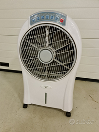 Ventilatore con raffrescatore aria e ionizzatore