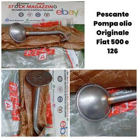 Pescante pompa olio nuovo originale Fiat 500 e 126