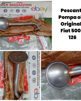 Pescante pompa olio nuovo originale Fiat 500 e 126