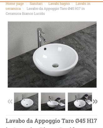 LAVABO DA APPOGGIO IPERCERAMICA