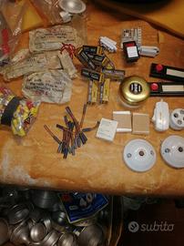 materiale elettrico vintage 