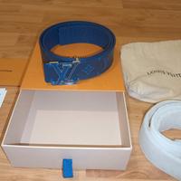 cintura Louis Vuitton m0159 blu originale