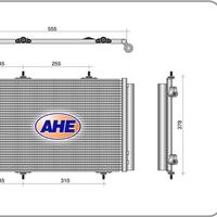 Condensatore citroen c3 1.6hdi 16v