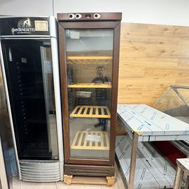 Frigo vetrina in legno