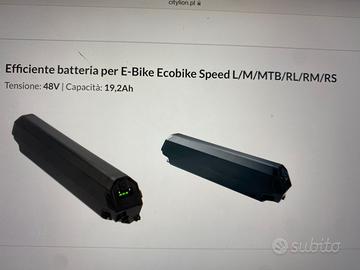 Batteria x bici elettrica con caricatore