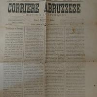 Corriere abruzzese del 1887+vari documenti antichi