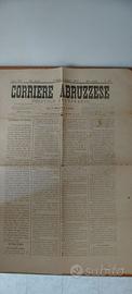 Corriere abruzzese del 1887+vari documenti antichi