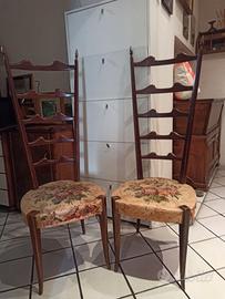 Coppia sedie Chiavarine