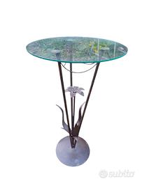 tavolino in ferro battuto 