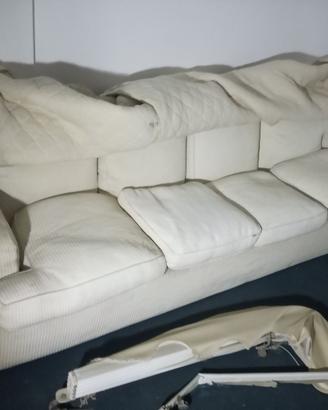 REGALASI DIVANO 4 e 2 POLTRONE IN TESSUTO