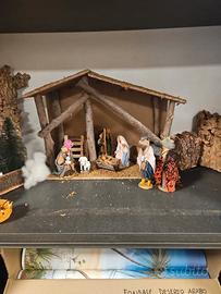 Presepe napoletano terracotta Natività H 14 cm