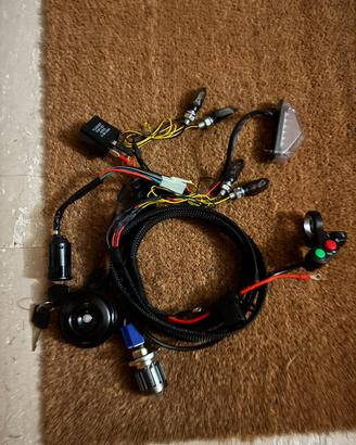 Impianto elettrico universale motard