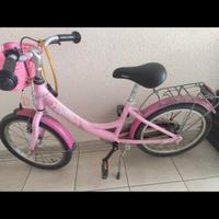 bici Pucky rosa per bambina 16 pollici