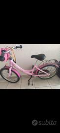 bici Pucky rosa per bambina 16 pollici