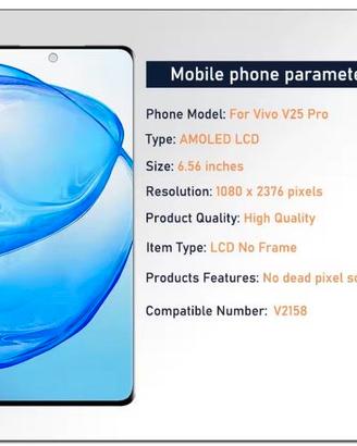 Smartphone Vivo V25 Pro 12+8Gb ram - 256 Gb Rom