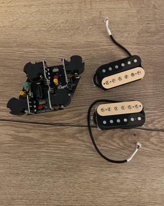 Pickup Gibson Burstbucker 61R + 61T Zebra