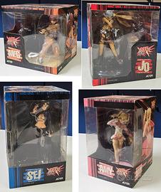 Set 4 action figure Burst Angel Alter originali