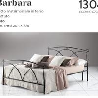 Letto in ferro battuto
