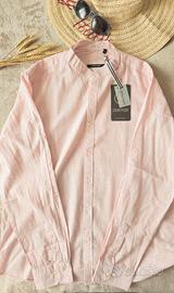 Camicia 100% lino collo coreana taglia 2XL 