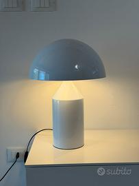 Lampada Atollo bianca h 50 cm - imitazione Oluce