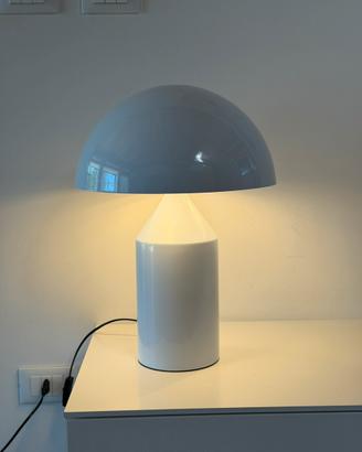 Lampada Atollo bianca h 50 cm - imitazione Oluce
