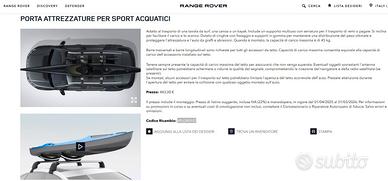 Porta Kayak originale, Land Rover