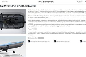 Porta Kayak originale, Land Rover