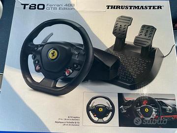 Volante con pedaliera  thrustmaster T80  Ferrari