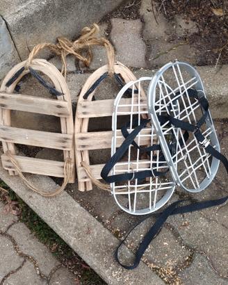 Ciaspole da neve artigianali 