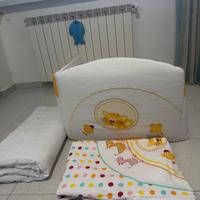 Set piumino e copripiumino lettino