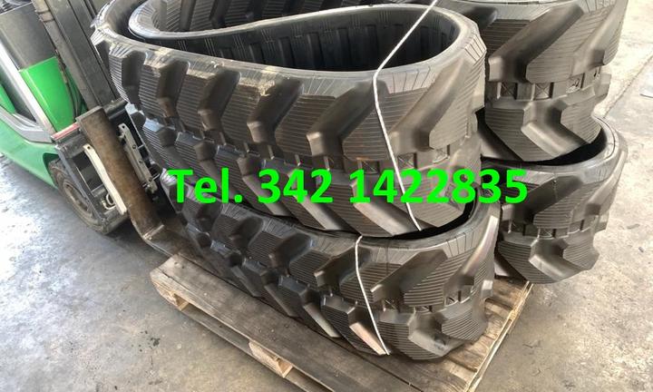 Cingoli in gomma ricambio escavatore 30-60 qli