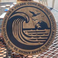 Pannello Decorativo inciso al laser