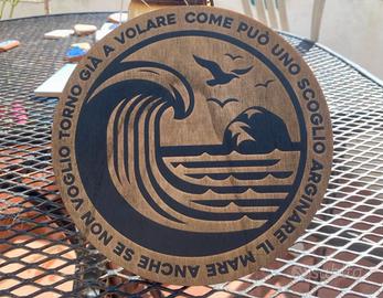 Pannello Decorativo inciso al laser