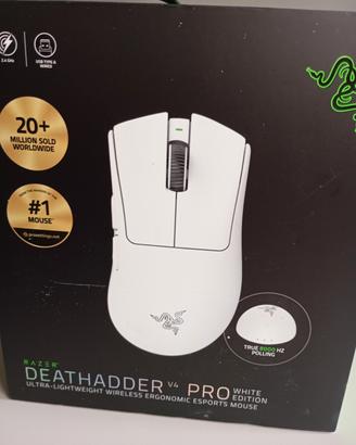 Mouse Razer DeathAdder V4 Pro White Edition