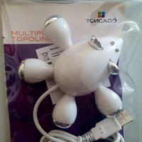 Presa multipla con 4 porte USB a forma di topolino