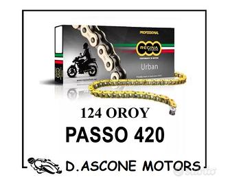 Catena 124OROY 146 Maglie Passo 420 – Oro