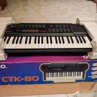 tastiera elettrica pianola Casio CTK-80