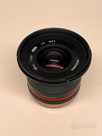 Samyang 12mm f2 MFT e adattatore Sony E apsc
