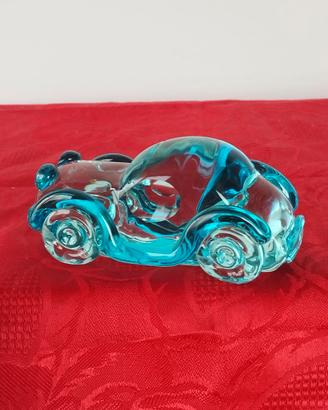 Modellino autovettura  in vetro di Murano