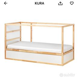 Letto IKEA KURA reversibile – come nuovo!