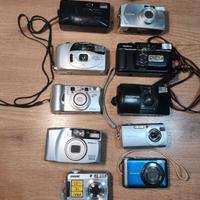 lotto macchine fotografiche Canon Sony yashica 