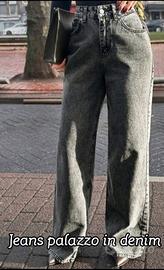 Jeans a palazzo
