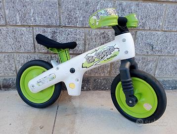 B-Bip White green - running bike Bellelli.