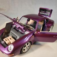 Burago-Italy 1:18 PORSCHE CARRERA 911  tutta apri.