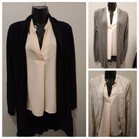 Lotto 3 cardigan lunghi donna taglia S