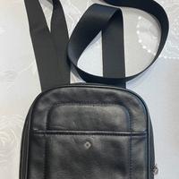 Borsello in pelle nera Sansonite