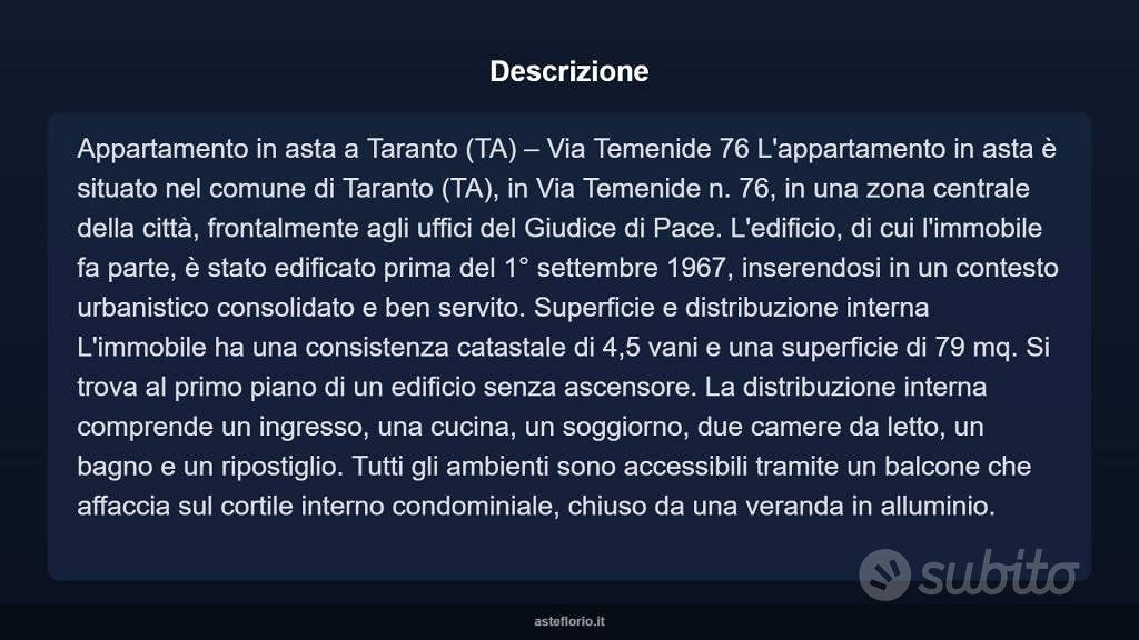 Appartamento – Taranto - Vista 3