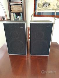 Due diffusori Philips 30 watt 2 vie bass reflex  