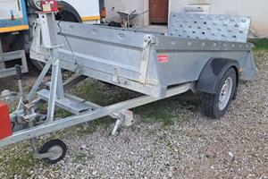 rimorchio basculante TRAILERS portata 10 quintali