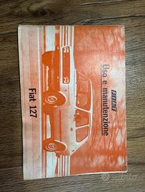 Libro uso e manutenzione Fiat 127